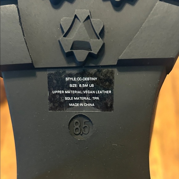 Black Chunky Chelsea Boots - Picture 2 of 5